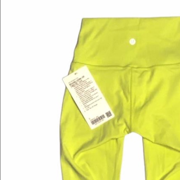 rare nwt lululemon SS21 wunder under HR tight 28” full on luxtreme in lemon vibe - Picture 4 of 4